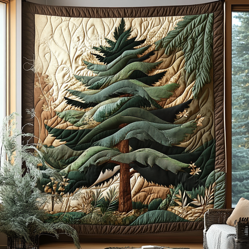 Evergreen Dreams Quilted Blanket NCU0DV5644