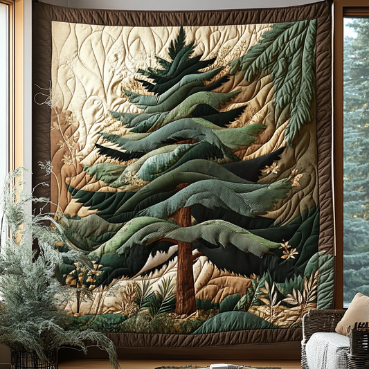 Evergreen Dreams Quilted Blanket NCU0DV5644