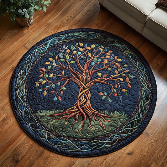 Boundless Growth Quilted Round Mat NCU0DK5030