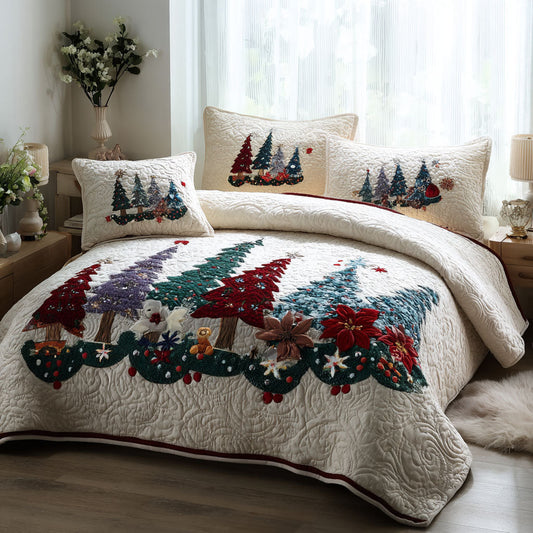 Evergreen Frostland 3-Piece Quilted Bedding Set NCU0PT10677