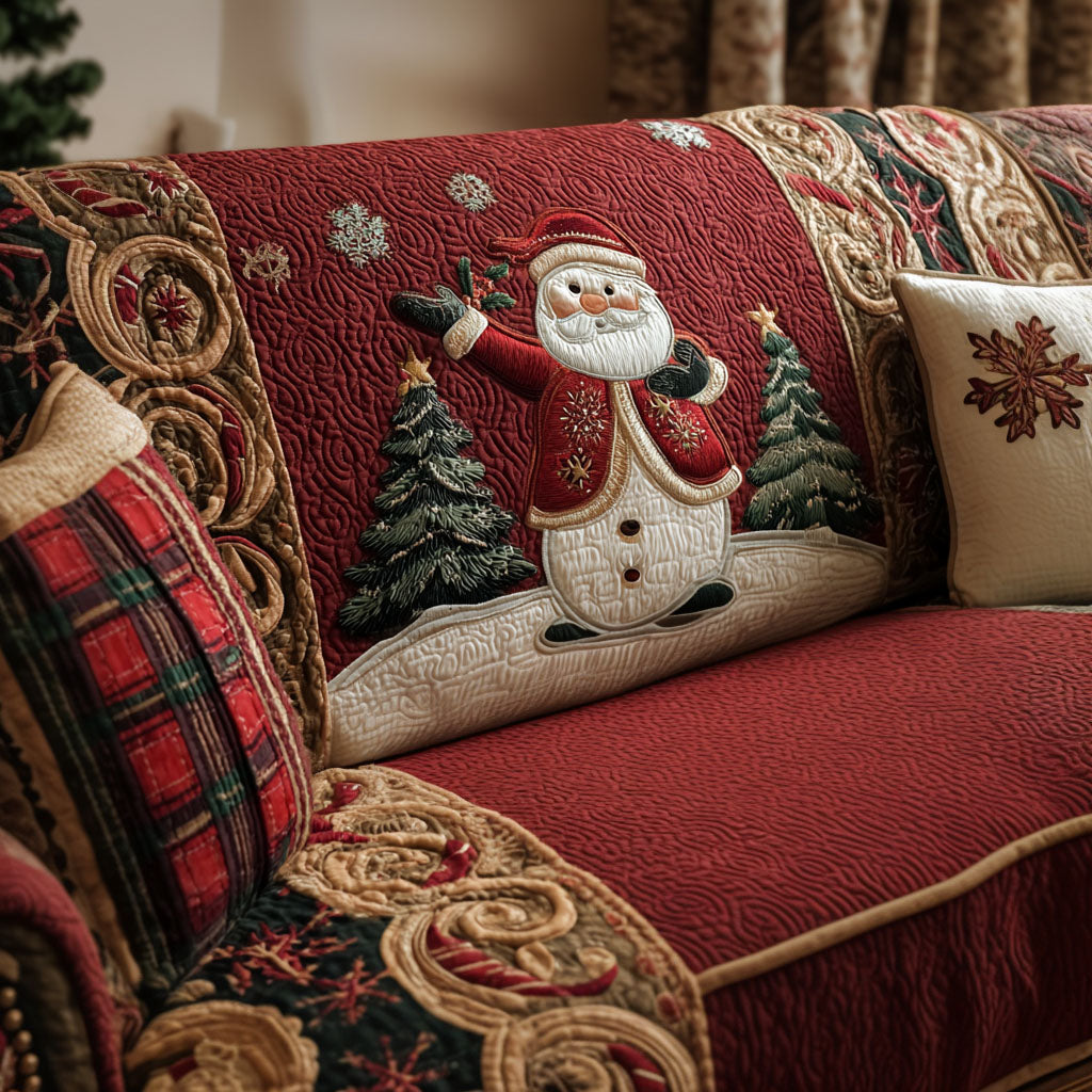Evergreen Haven Quilted Sofa Cover NCU0PT9801