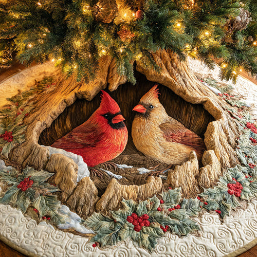 Evergreen Love Christmas Quilted Tree Skirt NCU0TV1169