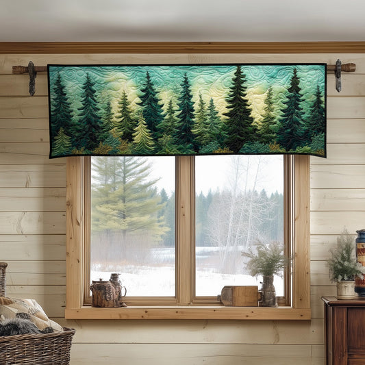 Evergreen Rise Quilted Valance NCU0NT7169