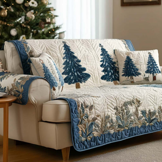 Evergreen Sparkle Quilted Sofa Cover NCU0NT11295