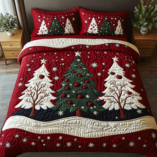 Evergreen Star 3-Piece Quilted Bedding Set NCU0DK11032