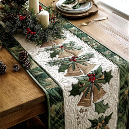 Evergreen Symphony Quilted Table Runner NCU0PT9955