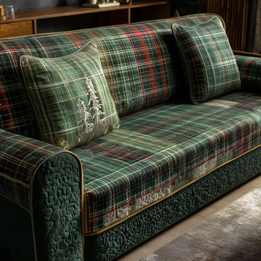 Evergreen Warmth Quilted Sofa Cover NCU0PT9770