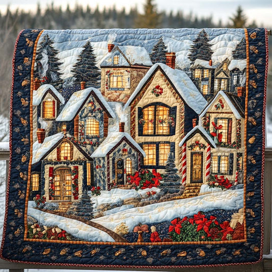 Evergreen Winter Charm Quilted Blanket NCU0XD167
