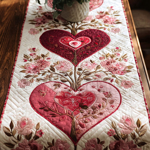 Everlasting Love Garden Quilted Table Runner NCU0PT11237