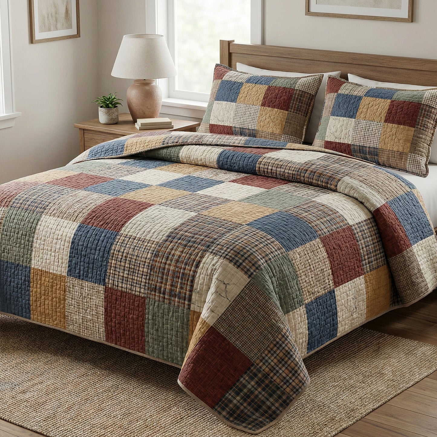 Everyday Cozy 3-Piece Quilted Bedding Set NCU0NT11985
