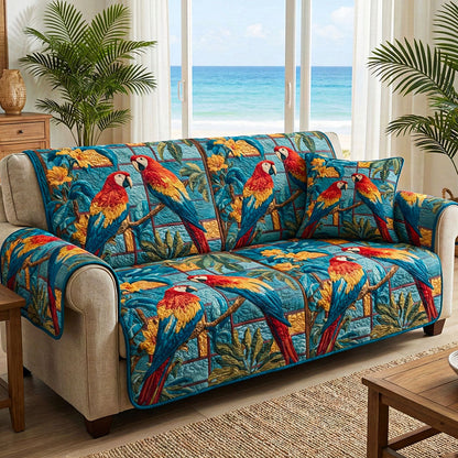 Exotic Escape Quilted Sofa Cover NCU0NT12157