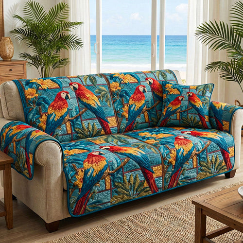 Exotic Escape Quilted Sofa Cover NCU0NT12157