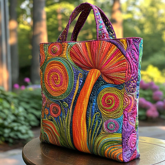Fairy Shrooms Quilted Tote Bag NCU0DV7302