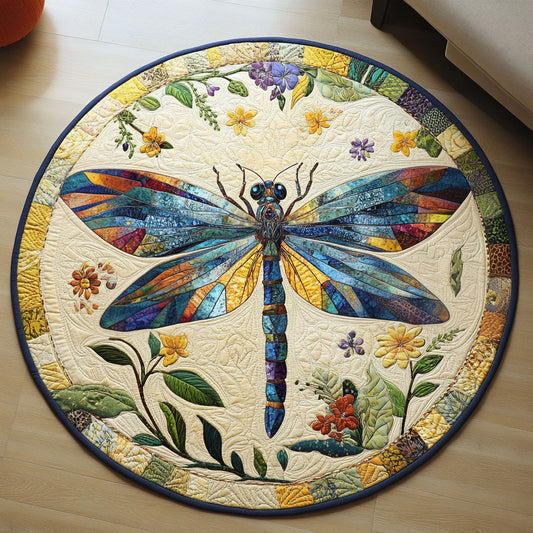 Fairy Wing Symphony Quilted Round Mat NCU0PT5006