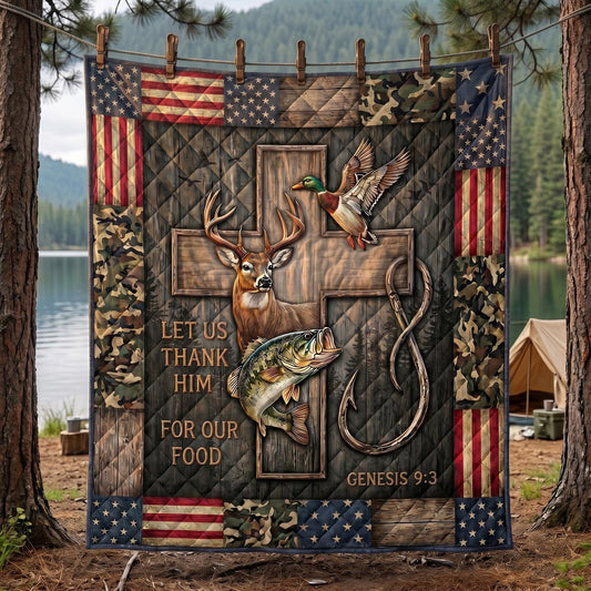 Faith And Field Quilted Blanket NCU0DV9748