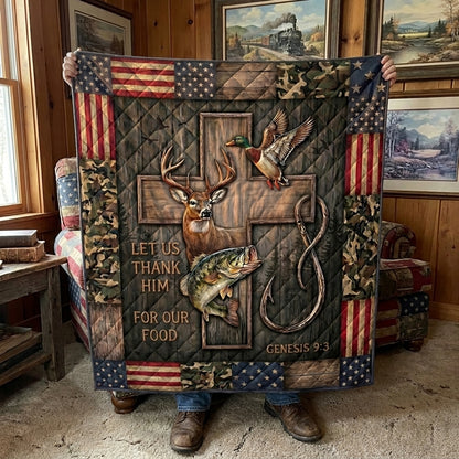 Faith And Field Quilted Blanket NCU0DV9748