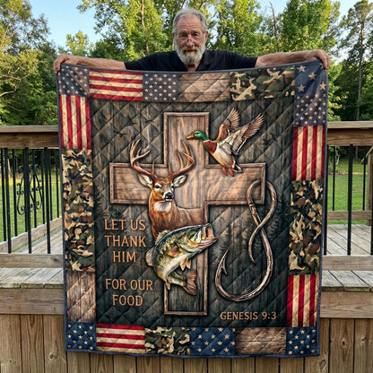 Faith And Field Quilted Blanket NCU0DV9748