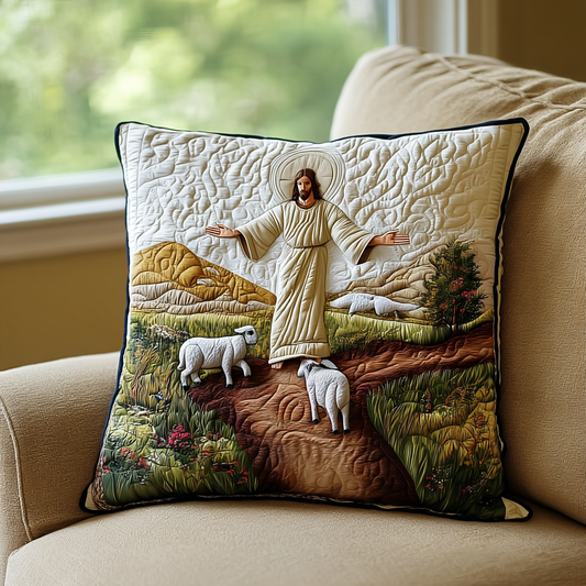 Faith Embrace Quilted Pillow Case NCU0DK8339