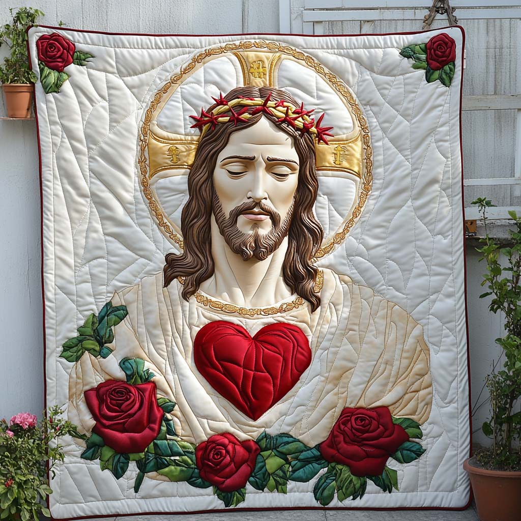 Faith Over Fear Quilted Blanket NCU0NT7768