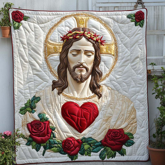 Faith Over Fear Quilted Blanket NCU0NT7768
