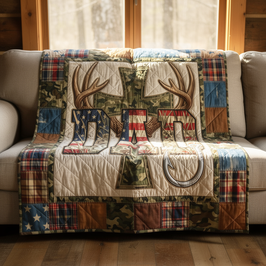 Faithful Hunter Quilted Blanket NCU0DV9750