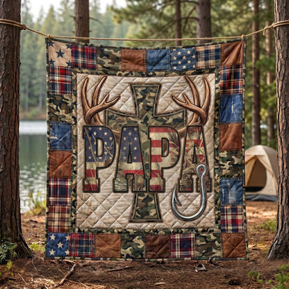 Faithful Hunter Quilted Blanket NCU0DV9750