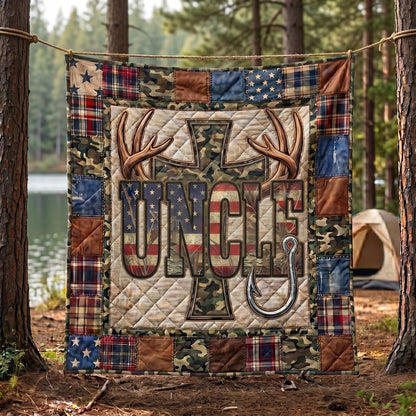 Faithful Hunter Quilted Blanket NCU0DV9750