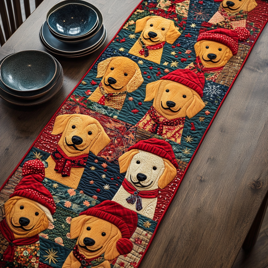 Faithful Retriever Quilted Table Runner NCU0PT614