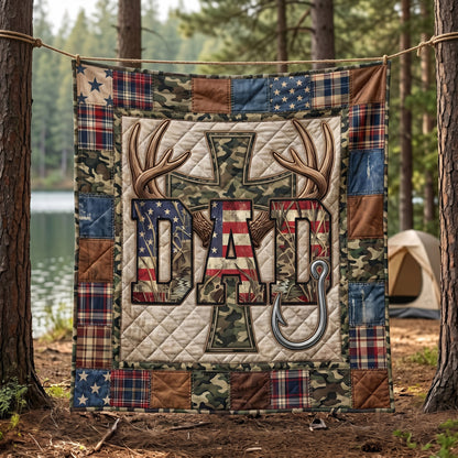 Faithful Hunter Quilted Blanket NCU0DV9750