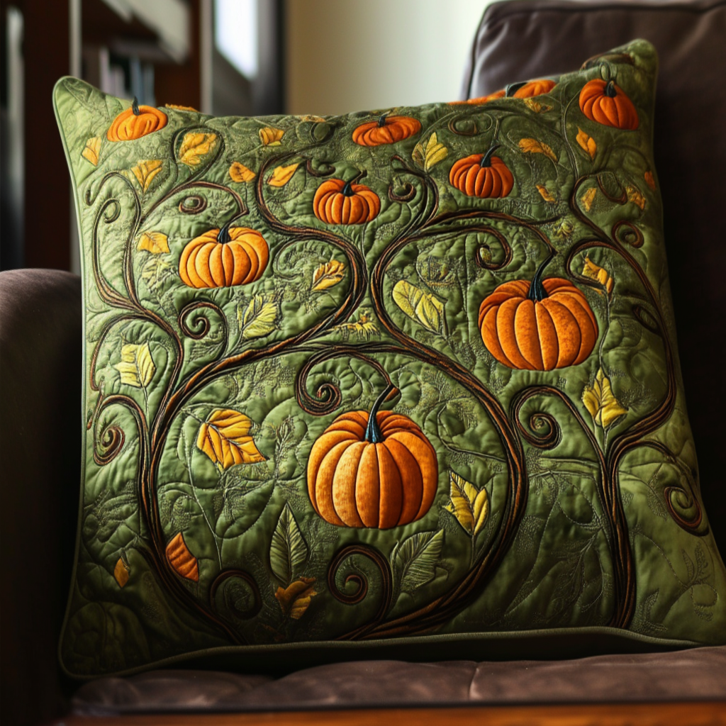 Fall Garden Path Quilted Pillow Case NCU0NT8871