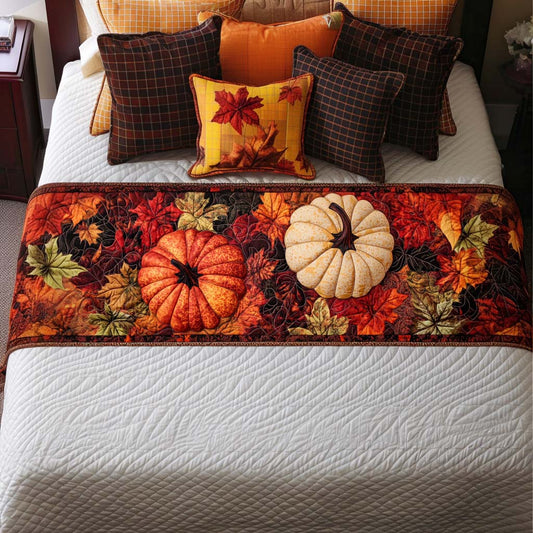 Fall Blessing Path Quilted Bed Runner NCU0NT8441
