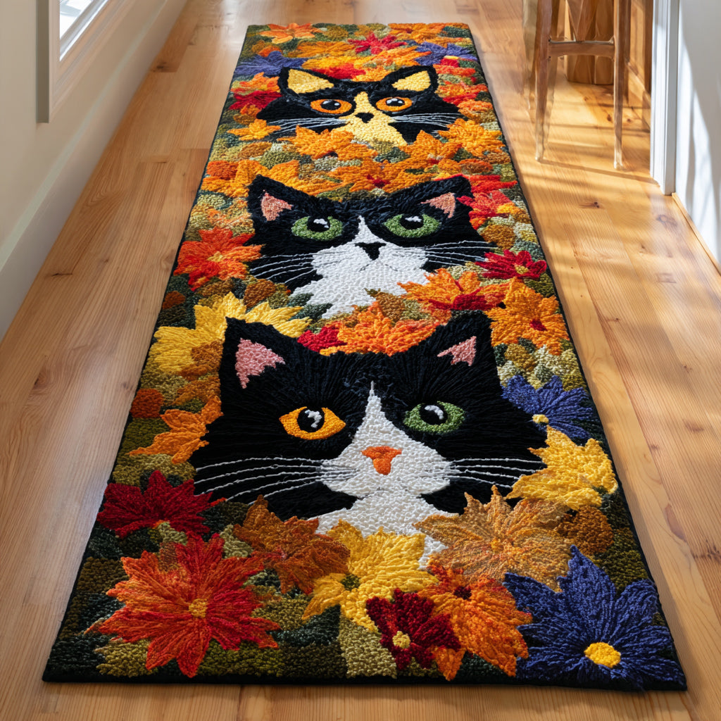 Fall Cat Whispers Runner Carpet NCU0HH950