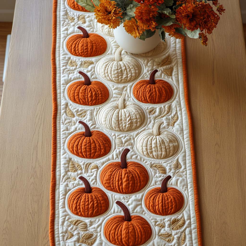 Fall Cozy Haven Quilted Table Runner NCU0NT8390