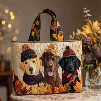 Labrador Quilted Tote Bag NCU0VT231