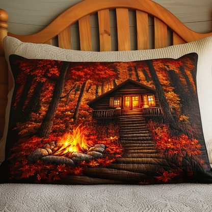 Fall Glow Quilted Bedding Pillow Case NCU0NT9305