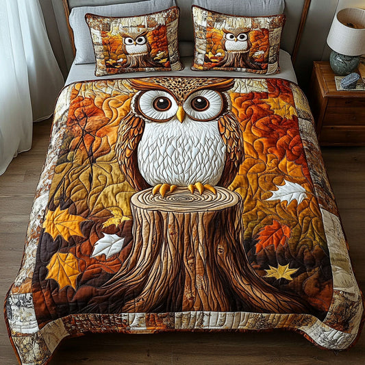 Fall Guardian 3-Piece Quilted Bedding Set NCU0NT4740