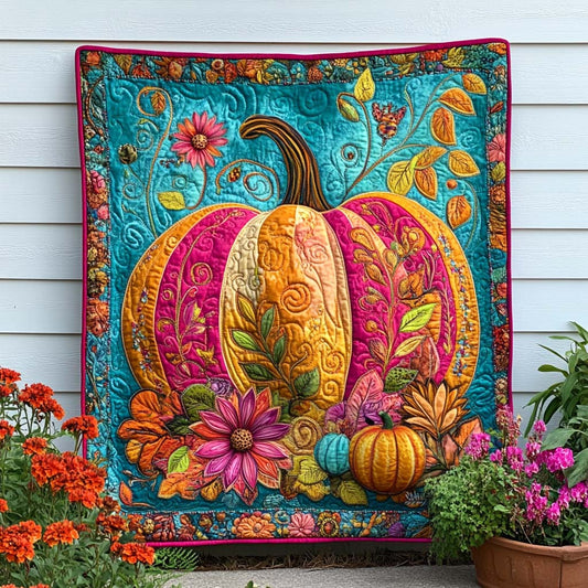 Fall Harvest Glow Quilted Blanket NCU0NT8418