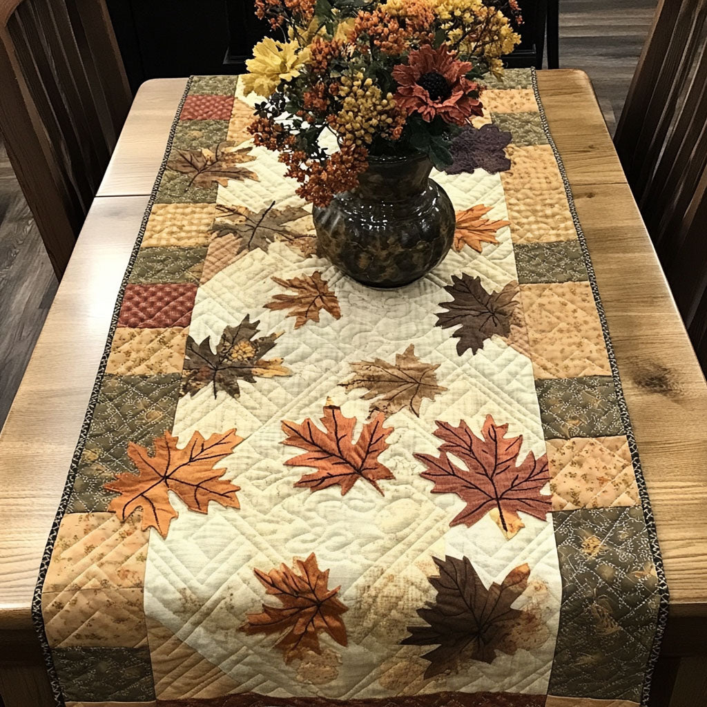 Fall Journey Quilted Table Runner NCU0PT7807
