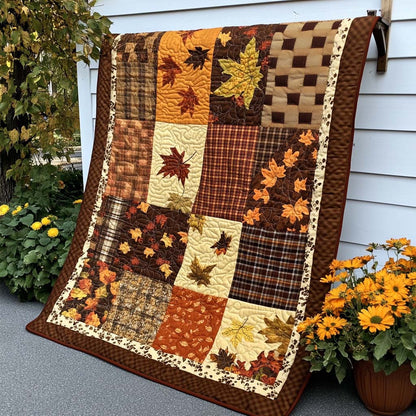 Fall Maple Magic Quilted Blanket NCU0NT8419