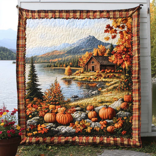 Fall Sunset Field Quilted Blanket NCU0NT8737