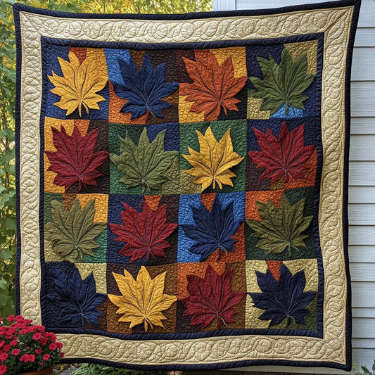 Fall Whisper Trail Quilted Blanket NCU0NT8420