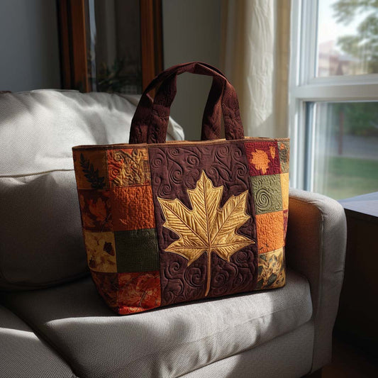 Fall Whispers Quilted Tote Bag NCU0NT9042
