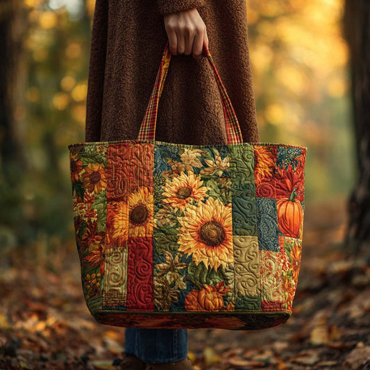 Falling Joy Quilted Tote Bag NCU0NT9041