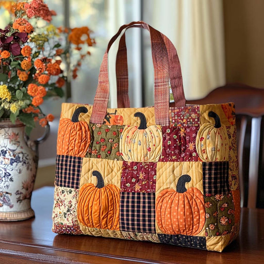 Falling Rustle Quilted Tote Bag NCU0NT8890