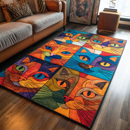 Fancy Feline Area Rug NCU0TD2358