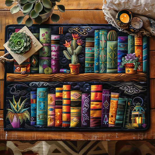 Fantasy Library Quilted Place Mat NCU0TH547