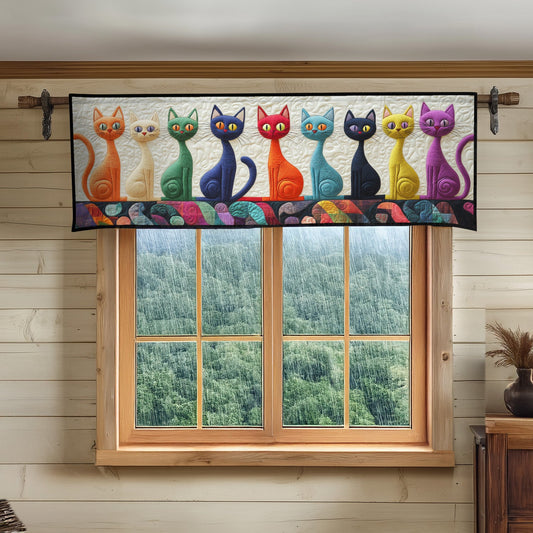 Fantasy Feline Quilted Valance NCU0PT7132