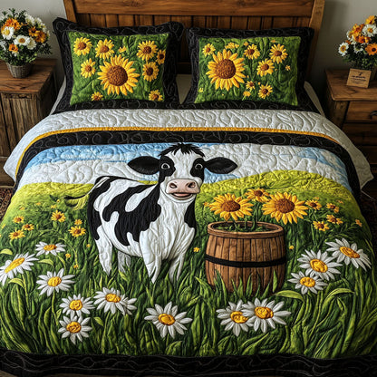 Farm Charm 3-Piece Quilted Bedding Set NCU0NT5479