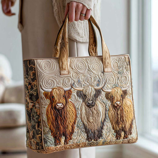 Farm Fluff Quilted Tote Bag NCU0NT9002