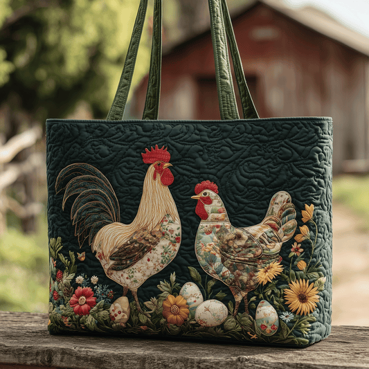 Farm Fresh Pair Quilted Tote Bag NCU0TH2811